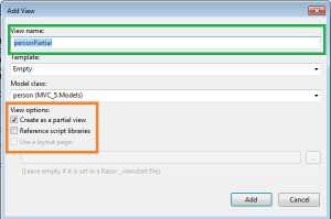 partial view checkbox